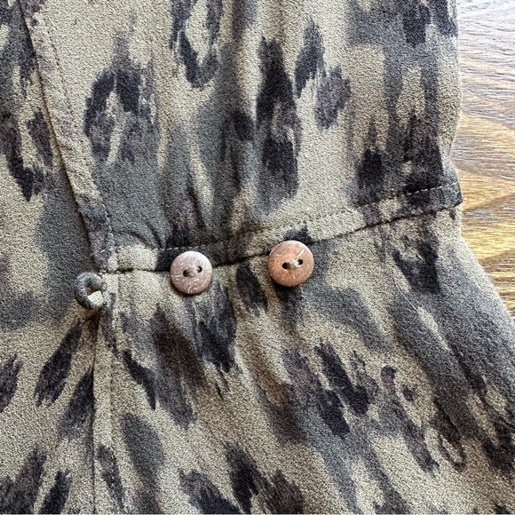 Free People Fake Love Camo Mini Dress Size Large - Picture 9 of 16